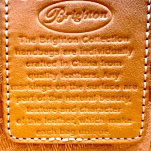 BRIGHTON Orange 2005 Vintage RARE Juliet Signature Handbag - Picture 12 of 14